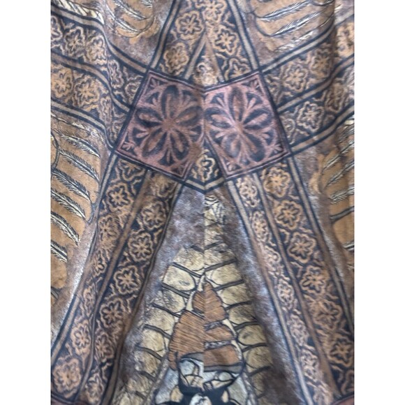 IRENE Exclusively For Bullocks Wilshire Vintage Dress Peruvian Print Sz Sm-M - Picture 7 of 11